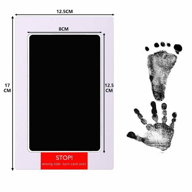 赤ちゃん 手形 汚れない 安全 赤ちゃん 手形 足形 インク スタンプ 台