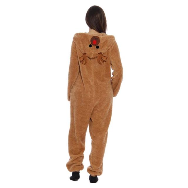 トナカイ 着ぐるみ もこもこ クリスマス コスプレ レディース