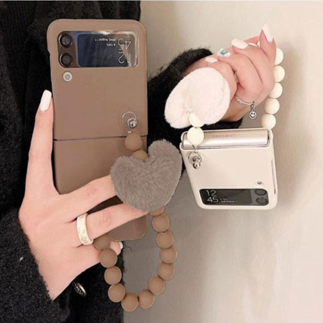 Galaxy Z Flip3 ケース かわいい チェーン galaxy z flip4 ケース 送料