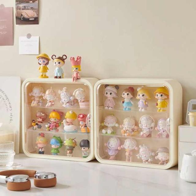 壁を傷つけない マグネット付き フィギュアケース コレクション