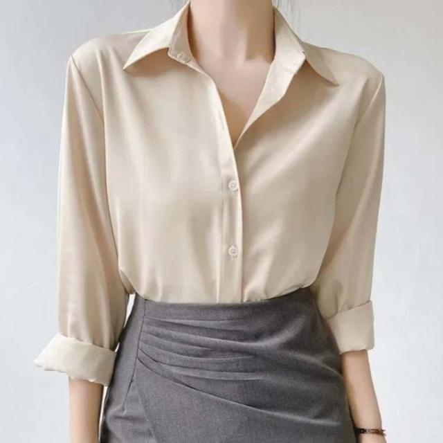 Sillage 長袖開襟シャツ W/PE/PU improves シャツ メンズ 長袖 開襟