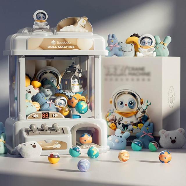 人形ガチャポン ラージサイズ ufo型キャッチャー おもちゃ アーケードゲーム機 ユーフォーキャッチャー 子供おもちゃ クリスマス プレゼント ギフト 誕生日 プレゼント ufo型キャッチャー UFO 女の子 男の子