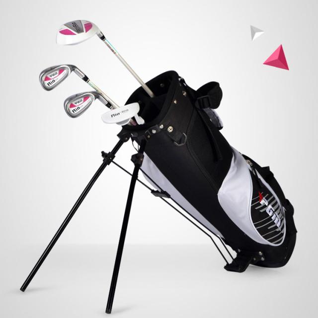 ジュニア 子供用 キャディバッグ スタンド式 ゴルフバッグ クラブ