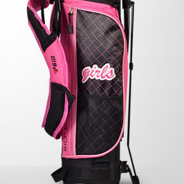 ジュニア 子供用 キャディバッグ スタンド式 ゴルフバッグ クラブ