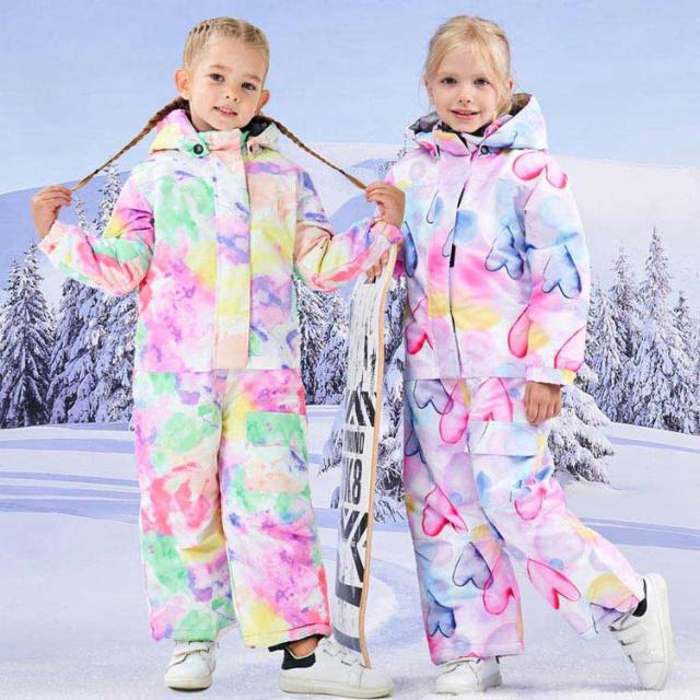キッズ 男の子 女の子 ジャンプスーツ スキーウェア スノーボード