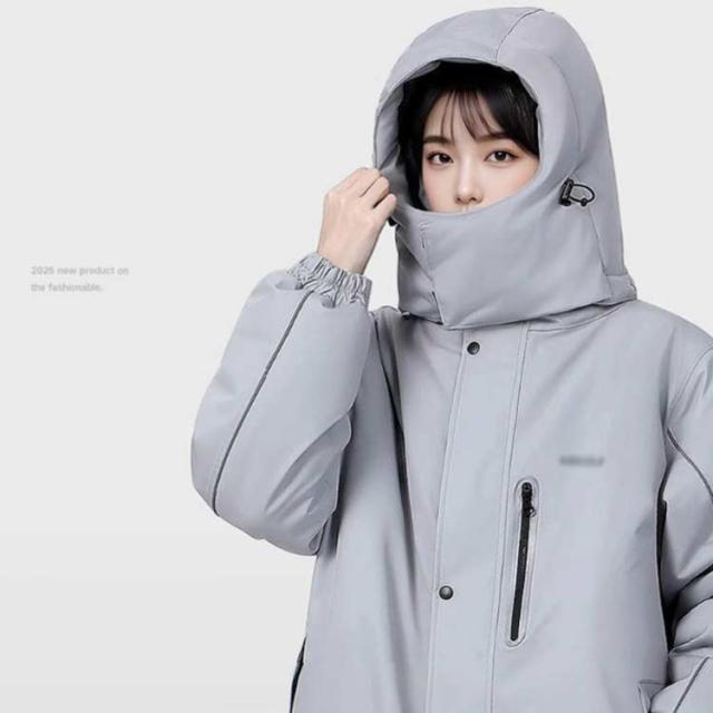 防寒着 無地 アウター 中綿コート レディース メンズ ロング丈 ロングコート あったか 防寒コート ベンチコート 中綿 厚手コート フード付き バイク アウトドア 通勤 通学 超ロング足元ま防寒＆防水！ お揃い ユニセックス スポーツ観戦 冬