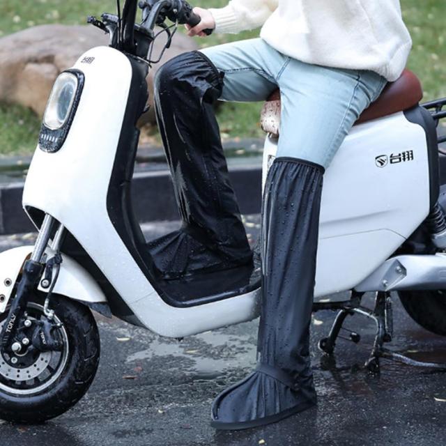 靴までカバー！ 雨よけレッグカバー 自転車 雨 レッグカバー 雨具 バイク 防水 雨よけ 撥水 レディース メンズ 子供 フットカバー 足カバー ガード シューズカバー 靴カバー 雨除け 泥除け ロング 膝上 携帯 バイク 作業 登山 ゲイター 雨具