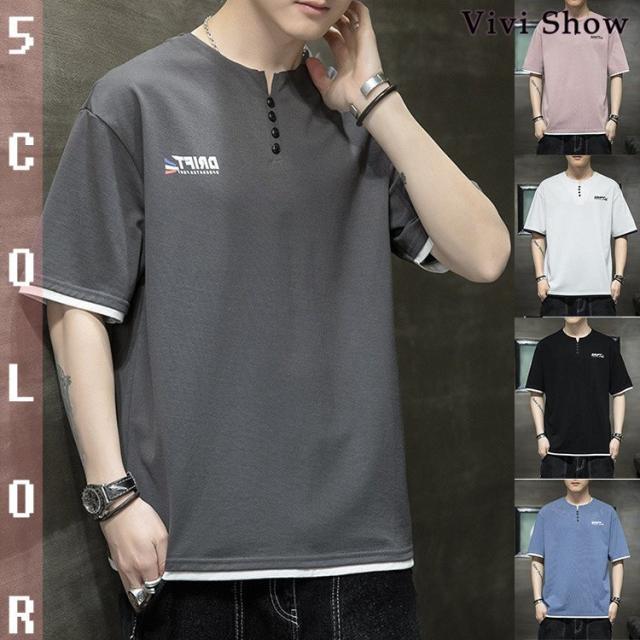 Tシャツ メンズ ヘンリーネック タイト メンズ Tシャツ 半袖 無地 カットソー Vネック Uネック 白 黒 アメカジ シルエット キレイめの通販はau Pay マーケット Naimei Nami Tシャツ メンズ ヘンリーネック タイト メンズ Tシャツ 半袖 無地 カットソー Vネック Uネック 白 黒 アメカジ シルエット キレイめの通販はau Pay マーケット Naimei Nami