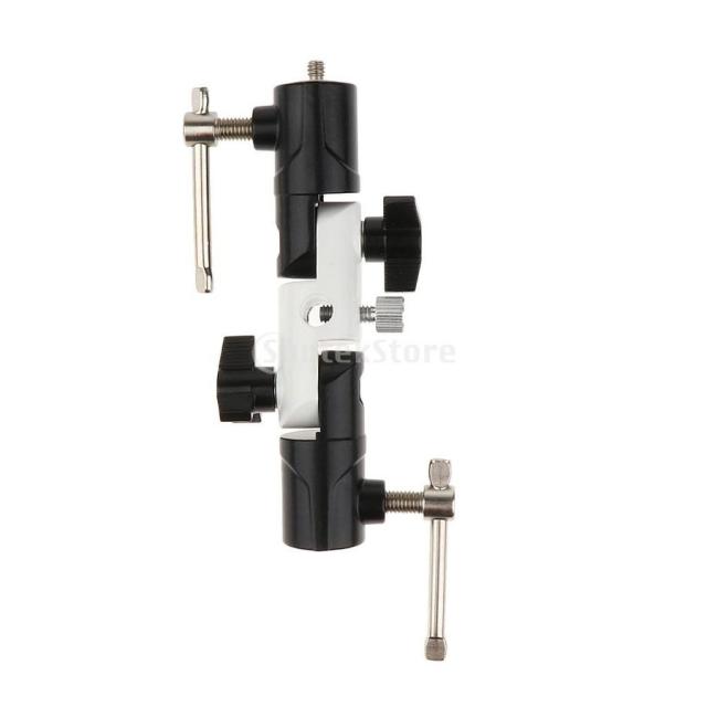 フラッシュ ライトスタンド ブラケット シュー マウント アダプタ スイベル 傘ホルダー U型 ホルダーの通販は 6,199円