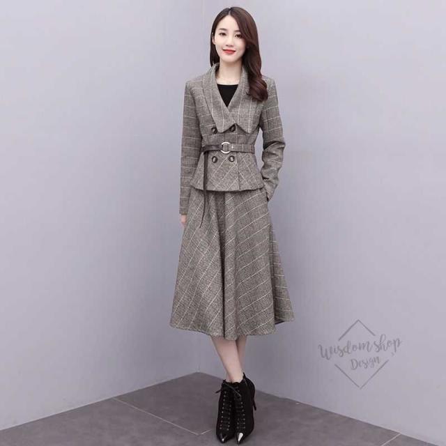 セットアップ スカート レディース 秋冬 スーツ ジャケット 2点セット 30代 40代 50代 ママ スーツ 入園式 卒業式 セレモニー