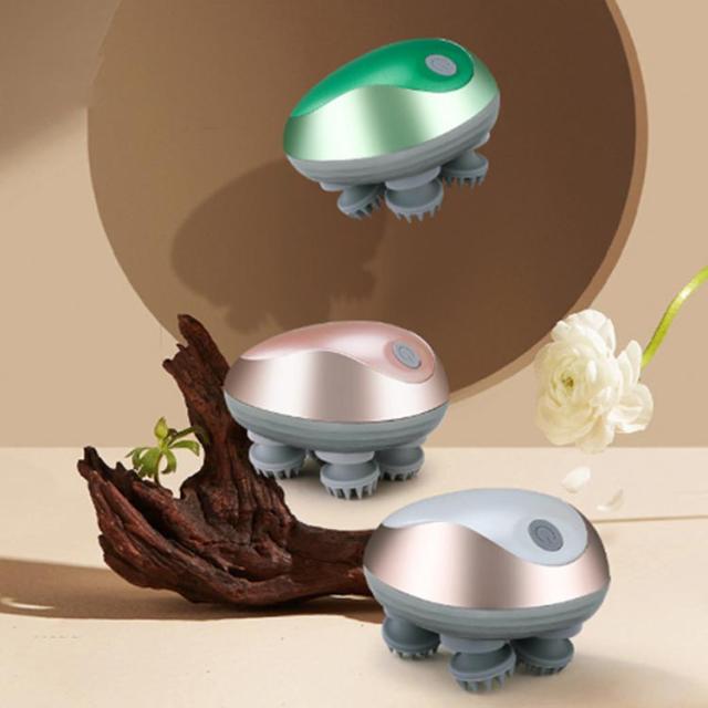 ヘッド 乾湿両用 IPX7防水 頭皮ケア 小型 全身マッサージ 母の日ギフト