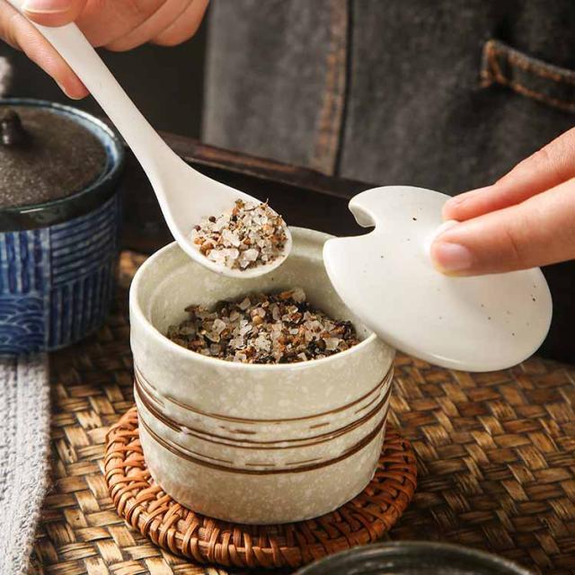 陶器 調味料入れ コチュジャン入れ 調味料入れセット 和風 保存容器 2