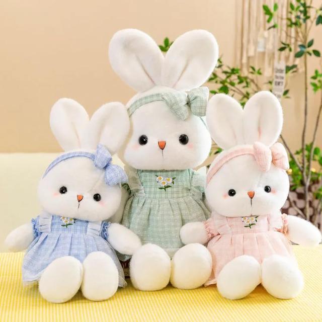 ウサギ ぬいぐるみ うさぎさん かわいい ふかふか 可愛い ラビット バニー 抱き枕 うさぎのぬいぐるみ ドレス ベビー 誕生日 クリスマス ギフト プレゼント おすすめ うさぎのぬいぐるみ 子供 うさぎのフカフカぬいぐるみの通販は - ナギストア au PAY