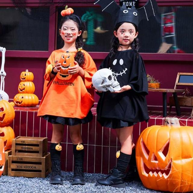 ハロウィン 変形 Tシャツ ポンチョ なりきり お化けポンチョ