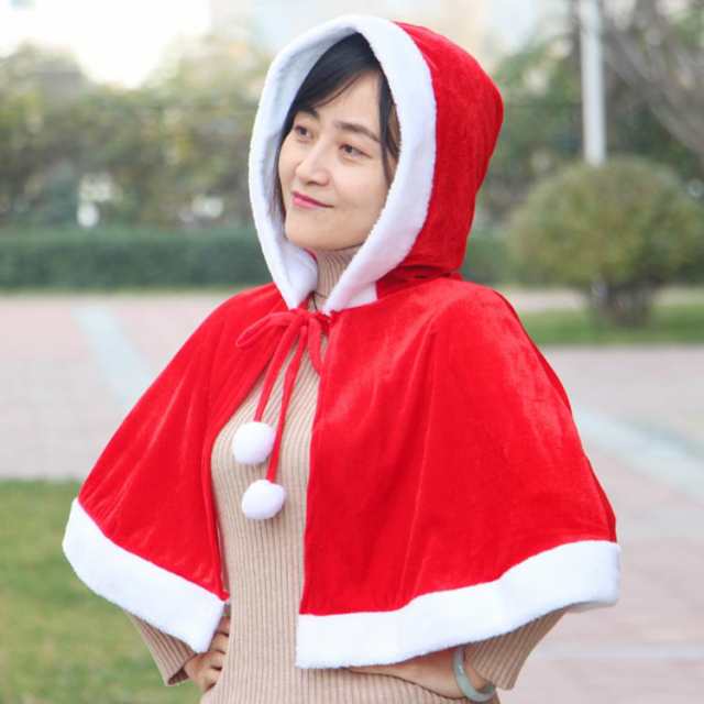 選べる2タイプ サンタ コスプレ ケープ マント フード付き サンタ帽子 クリスマス コスプレ コスチューム 衣装 送料無料 レディース 可愛い  ポンチョ パーティー 子供 仮装 サンタケープ 大人用 赤 ハロウィン イベント の通販はau PAY マーケット - 蓮商店 | au PAY ...