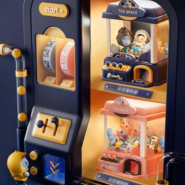 クレーンゲームおもちゃ キャッチャー 本体 豪華 電動クレーン