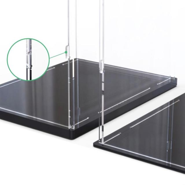 アクリルケース グラス飾るケース コレクションケース 前開き ショー