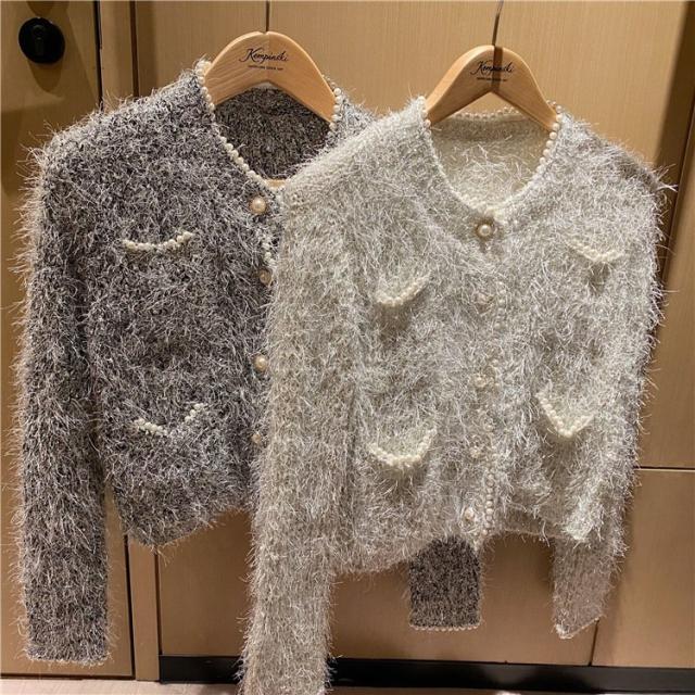 ニットカーディガン アウター レディース トップス 秋 冬 長袖 カーディガン カーデ 着痩せ 大きいサイズ  韓国風 ゆったり おしゃれ 通勤 通学 30代 40代