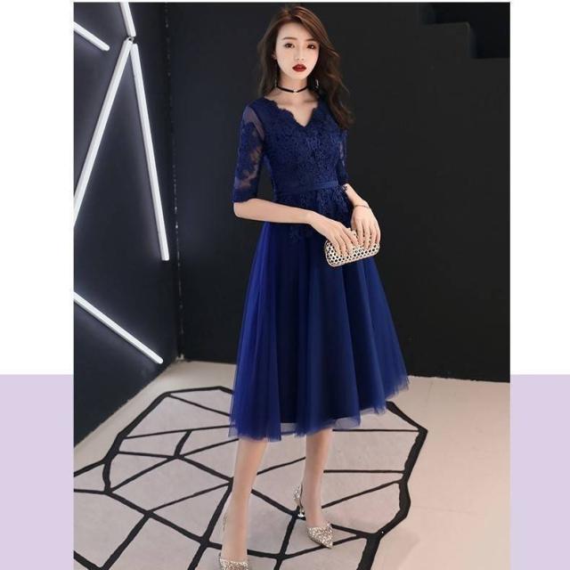 パーティードレス 結婚式 お呼ばれドレス 20代 30代 40代 袖あり ロング レース 黒ロングワンピース 大きいサイズ お呼ばれワンピース 成人式 同窓会 食事会