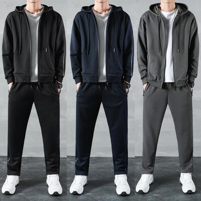 セットアップ メンズ ランニング 上下セット 春秋 スウェット パーカー ジップアップ ジャケット パンツ オシャレ ジャージ スポーツウェア カジュアル 運動着の通販は