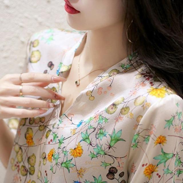 ブラウス レディース 40代 春夏新作 オシャレブラウス レションシャツ