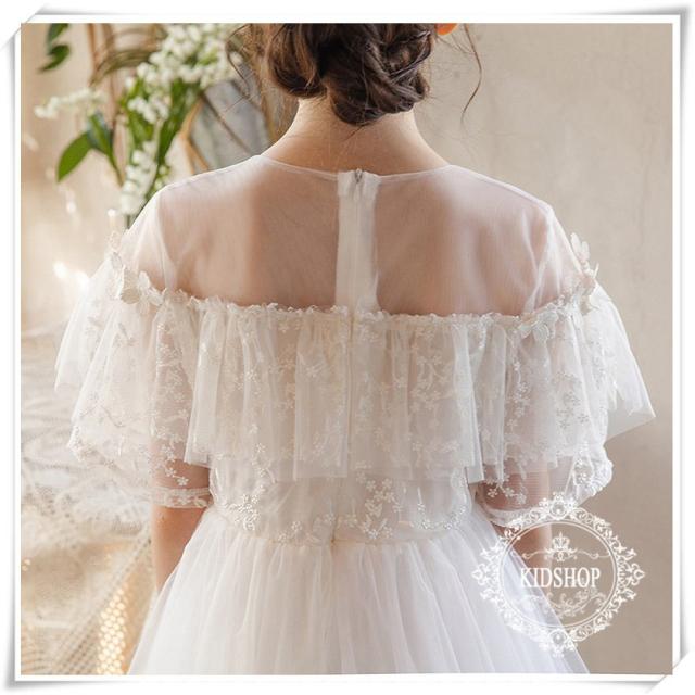 2021子供ドレス発表会結婚式キッズフォーマルドレスワンピース子供服 女の子フラワーガールロング_2