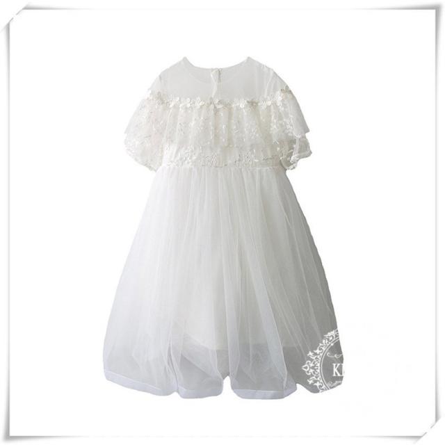 2021子供ドレス発表会結婚式キッズフォーマルドレスワンピース子供服 女の子フラワーガールロング_4
