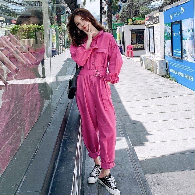 ジャンプスーツ サロペット 20代 30代 40代 50代 コーデ