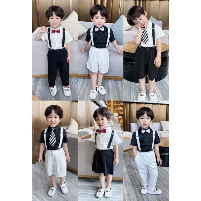 子供 スーツ キッズ フォーマル 男の子 スーツ 4点セット 子供スーツ フォーマルスーツ 上下セット 入学式 卒業式 入園式 七五三 お宮参り ベビー服 90-150_1