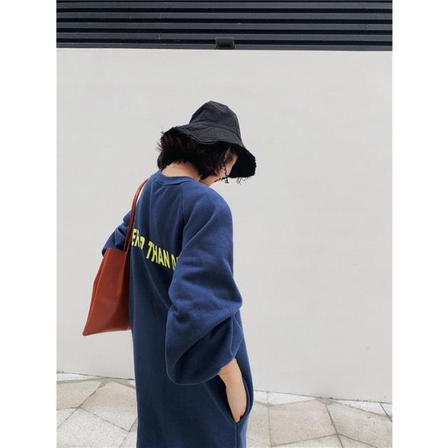 スウェットワンピース レディース 40代 キレイめロングワンピース 秋冬