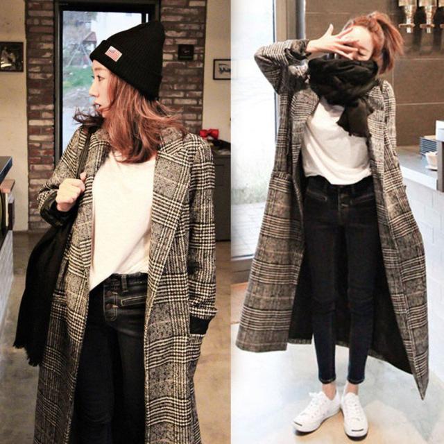 チェスターコート レディース 秋冬 チェック柄コート チェスターコート 韓国風 ロング丈 チェスターコート 長袖アウター 通勤 上品 キレイめ 40代 新作