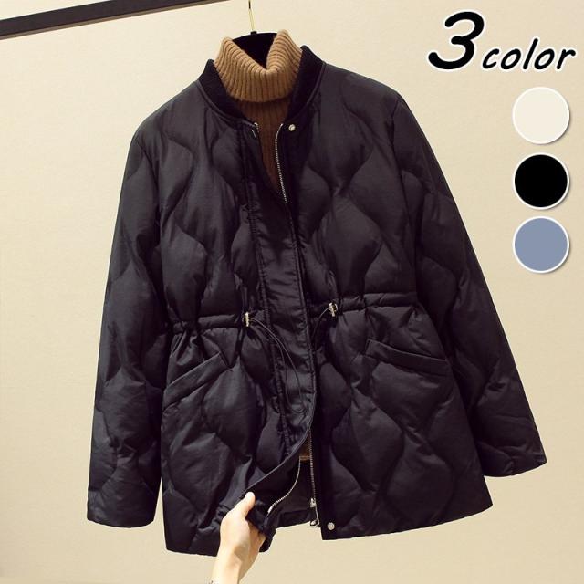 コート 中綿ダウンコート レディース キルティングコート ダウンジャケット 秋冬 40代 カジュアル コート ミディアム丈 オーバー ゆったりアウター 軽量の通販は 6,499円