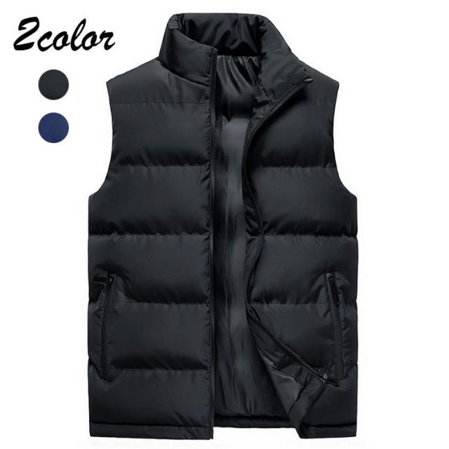 中綿ベスト メンズ ダウンベスト インナーベスト 大きいサイズ キルティング アウター 防寒 防風 保温性 綿入れ 秋冬 人気 軽量ジャケット スリム 通勤 ビジネス