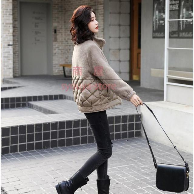 コート ムートンコート レディース ジャケット 40代コート 体型カバー