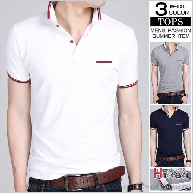 ポロシャツ メンズ 夏服 半袖 ゴルフシャツ ゴルフウェア 半袖ポロ ポロ トップス 通勤 通学 スポーツの通販は 6,040円