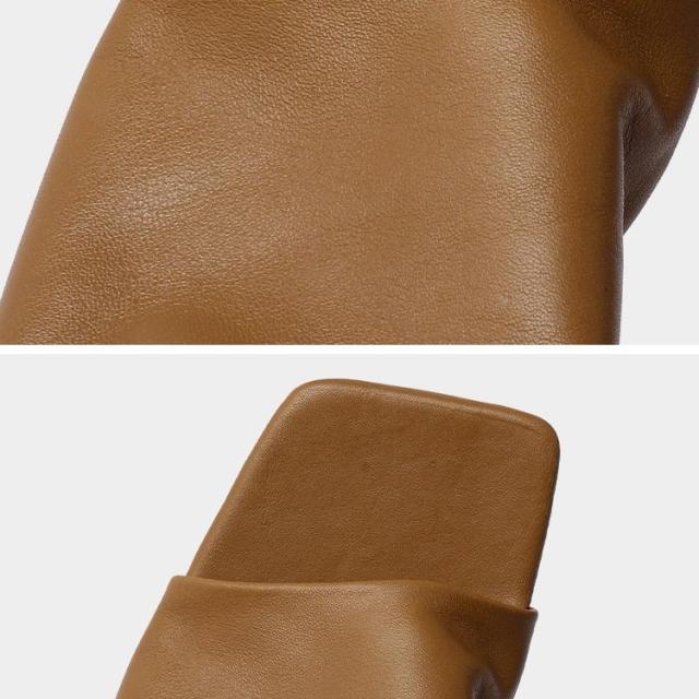 ワンベルトサンダル レディース PU サンダル ミュール スクエアトゥ ハイヒール  2021夏 新作アイテム ルイヒール ワンベルトサンダル レディース PU サンダル ミュール スクエアトゥ