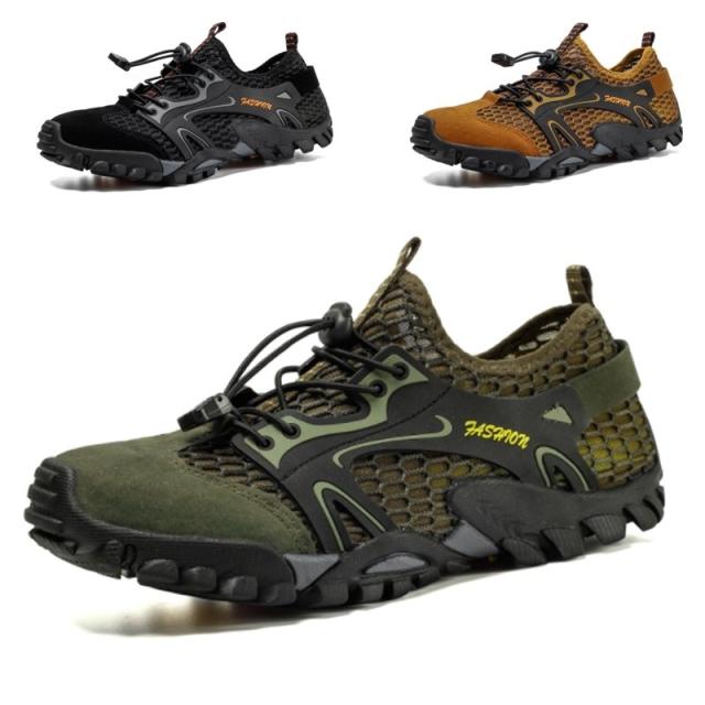 登山靴 疲れない 大きいサイズ スポーツシューズハイキング 運動靴 トレッキングシューズ ウォーキングシューズ アウトドア 水陸両用 アウトドア 滑り止め