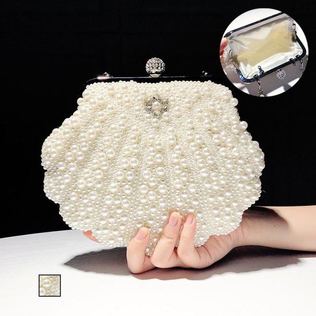 ハンドバッグ クラッチバッグ 手提げ パーティーバッグ レディース ショルダーバッグ 女性用かばん パールバッグ フォーマル 斜めがけ 食事会 同窓会 パールの通販は 5,420円