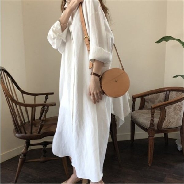 シャツワンピース ロング 　カーディガン 秋長袖 レディース 新作 春 秋 羽織り カーデ マキシ丈 マキシ ワンピース シャツワンピース ロング カーディガン 秋長袖 レディース 新作 春 秋