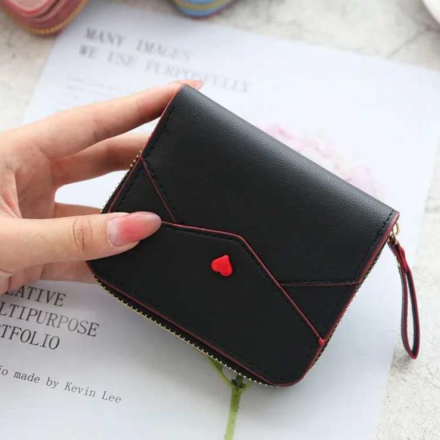 財布 レディース カードケース ウォレット ファスナー ミニ財布 ハート