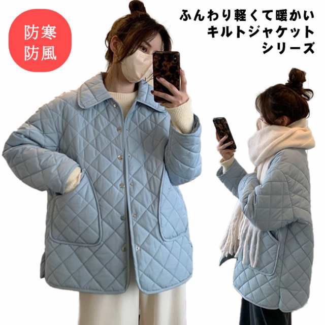 quilted jacket キルティングジャケットミドル丈サイズXL秋冬