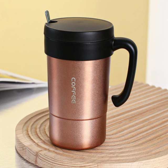 タンブラー ステンレス マグカップ 取っ手つき 2点セット 580mL