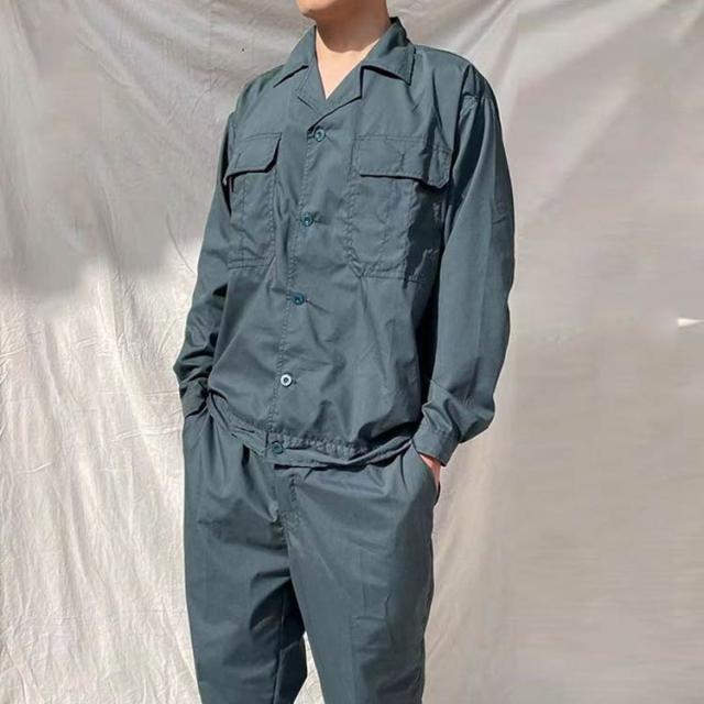 ワークパンツ メンズ 2点セット STONE カーゴパンツ W29 ブルー2点