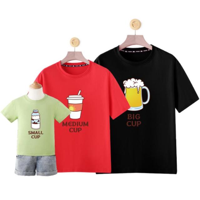 親子 ペアルック ペアtシャツ 半袖 リンク コーデ 親子