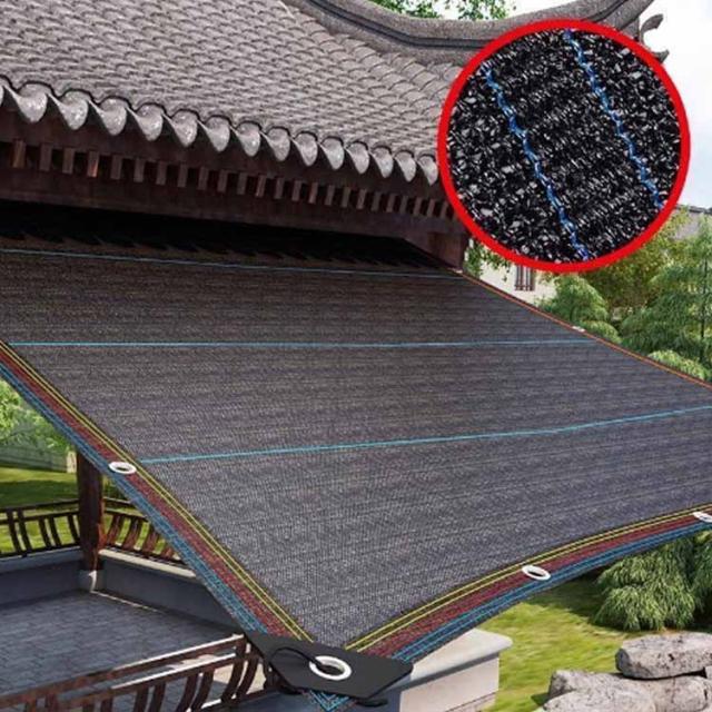 日よけシェード サンシェード 日除けシェード 4m×6m 5m×5m 黒 遮熱 