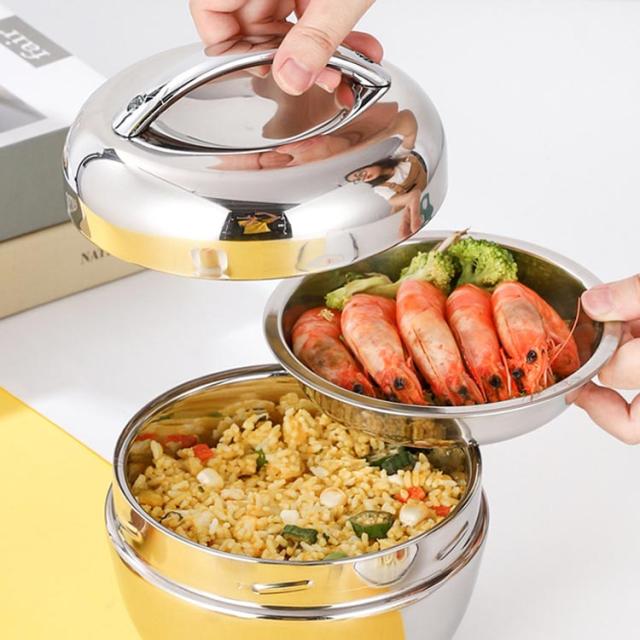 弁当箱 保温 ランチジャー 800ml 1000ml 1300ml ステンレス製 2段