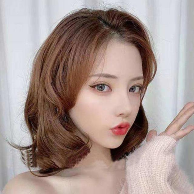 全3サイズ ハーフウィッグ エクステ ショート ウェーブ カール