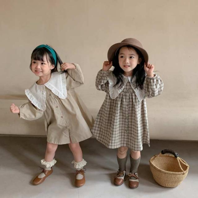 【新品未使用】PALAVA パラバ 長袖ワンピース キッズ bjt5823.jpg