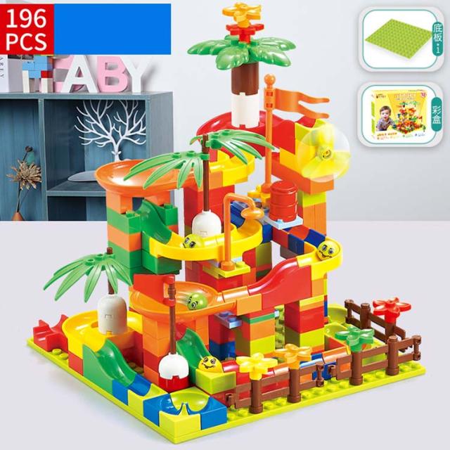 プレート付き ボール転がし ースター 組立 ビー玉転がし 基礎板 知育