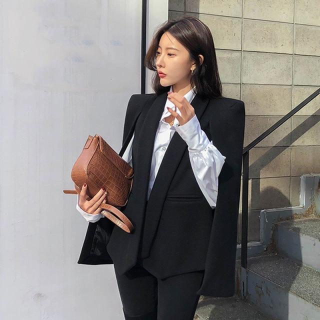 マント テーラードジャケット リクルート ブレザー レディース コート